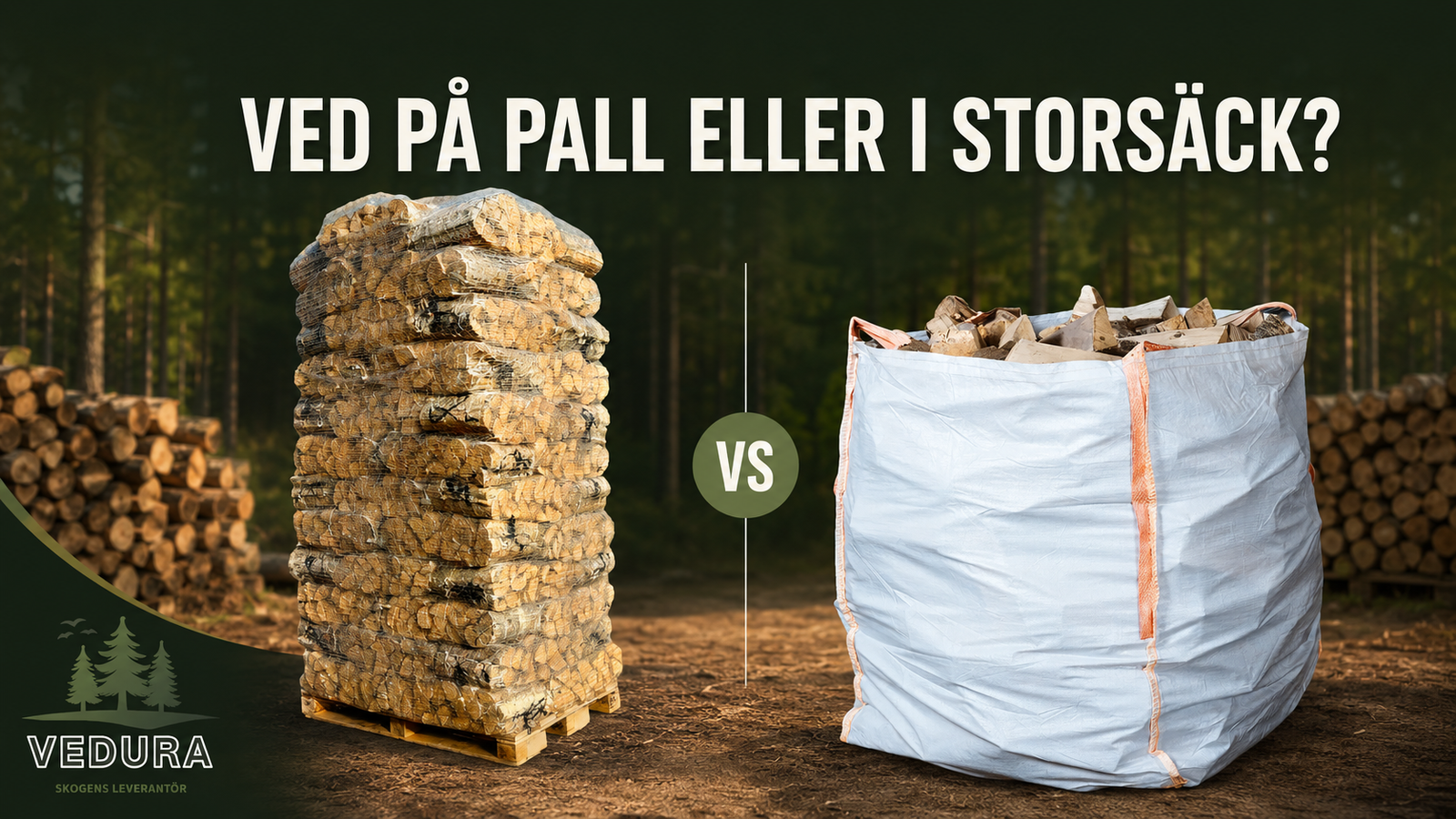 Köpa ved på pall eller i storsäck – vad passar bäst?